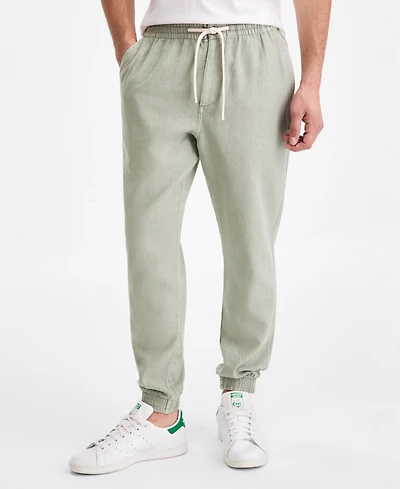 Sun + Stone Men's Linen Joggers, Exclusively at Macy's