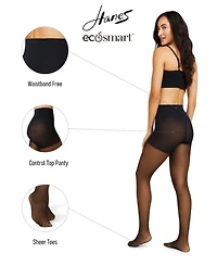 Hanes Sheer Control-Top Tights