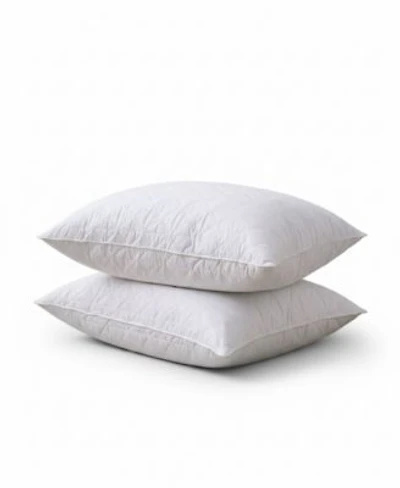 Unikome Wave Quilted Goose Feather 2 Pack Pillows