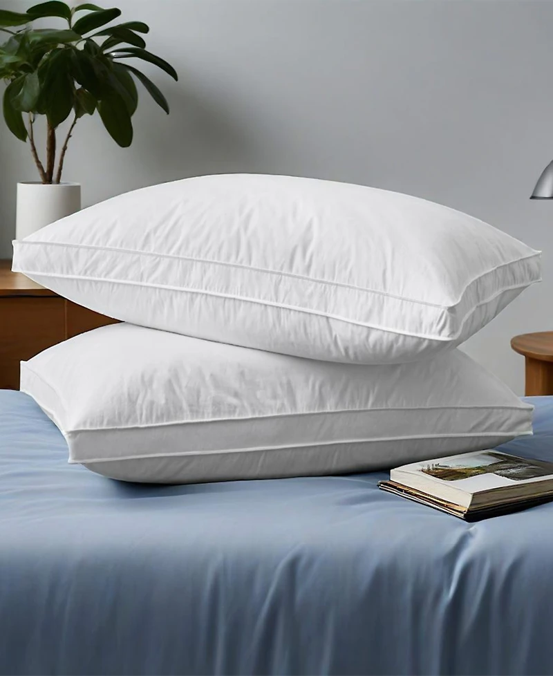 Unikome Medium Firm Goose Feather Down 2-Pack Pillows