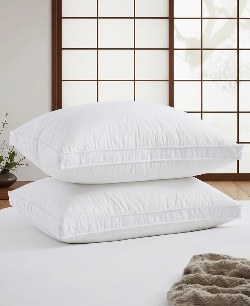 Unikome Down-Around Design Cotton Gusseted 2-Pack Pillows