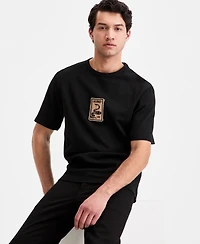 Hugo Boss Men's Cotton Logo Graphic Crewneck T-Shirt