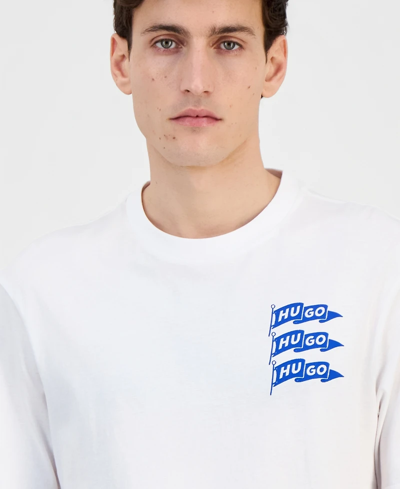 Hugo Boss Men's Cotton Logo Crewneck T-Shirt