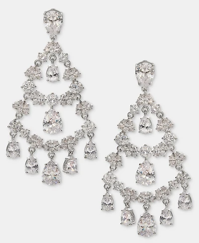 Givenchy Cubic Zirconia Shaky Chandelier Earrings