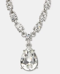 Givenchy Cubic Zirconia Pear-Shape Pendant Necklace, 16"