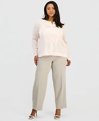Anne Klein Plus Sequin Cardigan Sweater