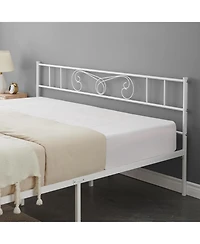 gaomon King Metal Bed Frame with Headboard and Footboard, Steel Slat Platform