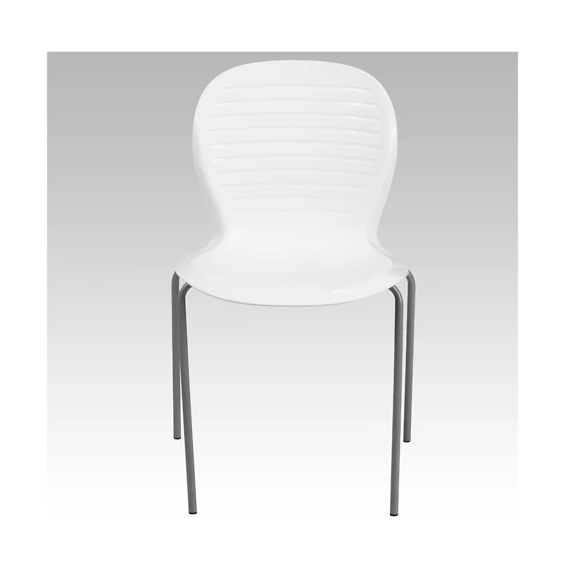 Emma+Oliver Multipurpose Dining Accent Stack Chair