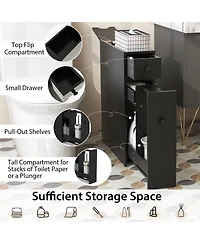 Volenca Bathroom Space-Saver Storage Organizer Cabinet