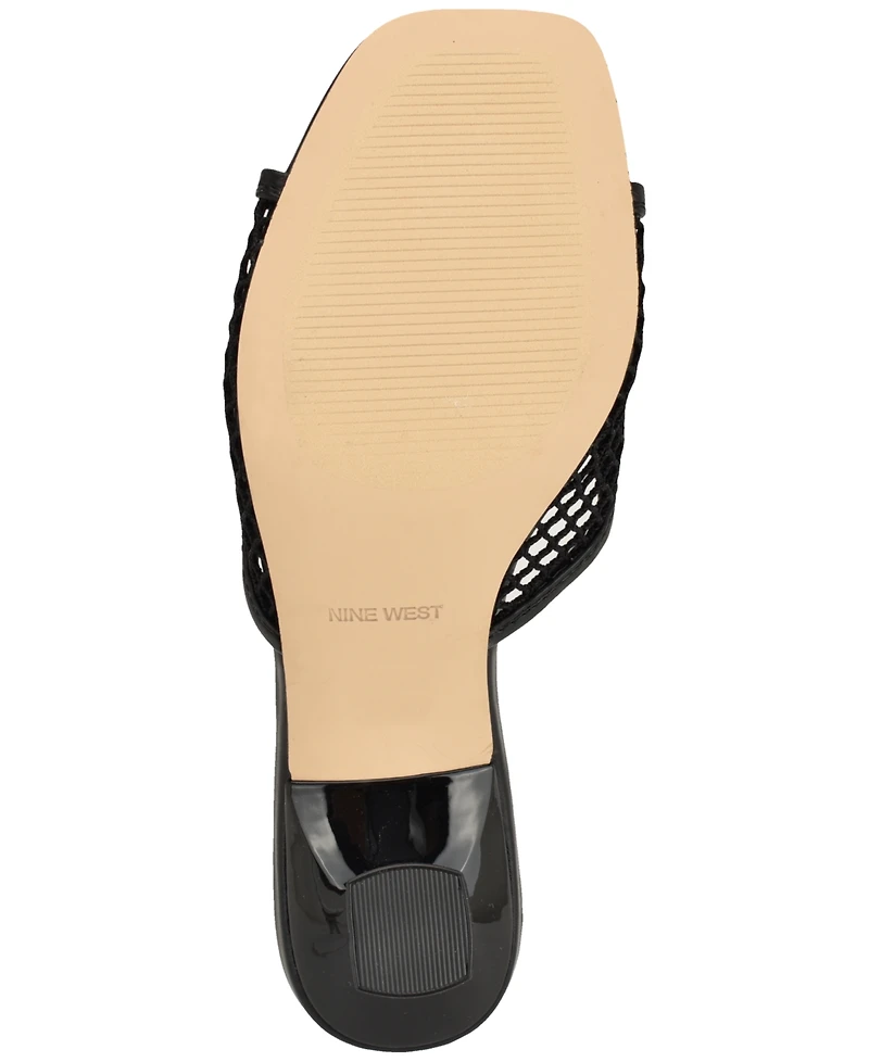 Nine West Women's Cabana Square Toe Dress Sandals