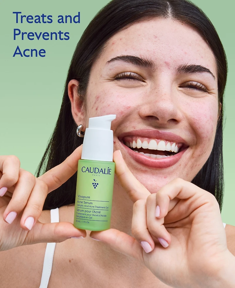 Caudalie Vinopure Treat and Prevent Blemishes Acne Serum, 1 oz.