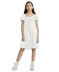 Levi's Big Girls Eyelet Short Sleeve Dress