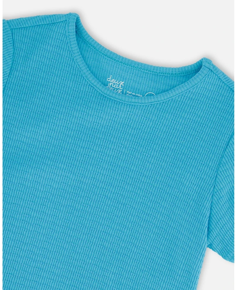 Deux par Baby Girls Crinkle Jersey T-Shirt