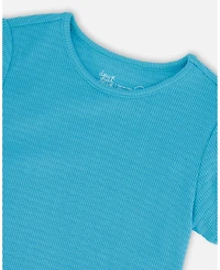 Deux par Baby Girls Crinkle Jersey T-Shirt