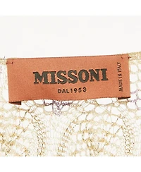 Pre-Owned Missoni Women's Multicolor Patterned Lurex Knit High Low Dress