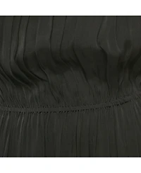 Pre-Owned Dolce & Gabbana Women's Pre-Owned D&g Black Silk Tiered Mini Dress