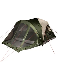 Stansport Highland Peak 6 Person Camping Tent with Screen Room