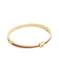 Coach Light Green Signature C Heart Enamel Bangle Boxed Bracelet