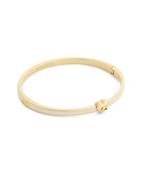Coach Chalk Signature C Heart Enamel Bangle Bracelet