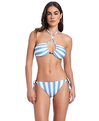 Red Carter Women's Crossing Paths Side Tie Swim Bottom