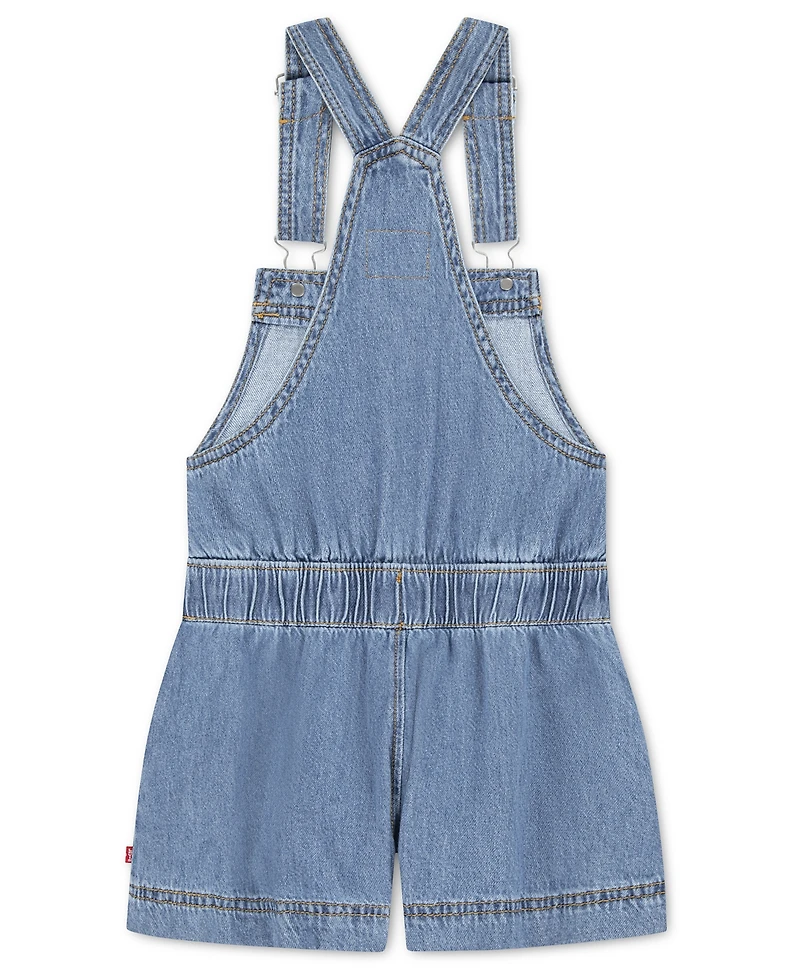 Levi's Girls' 7-16 Apron Neck Shortalls