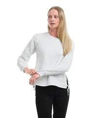 Wilt Clothing Women's Woven Side Panels Sweatshirt