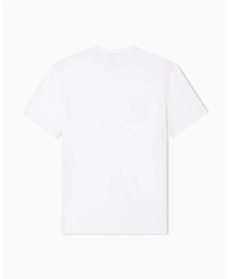 A|X Armani Exchange Men's White Edition Short Sleeve Box T-Shirt