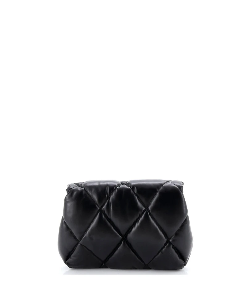 Pre-Owned Balenciaga Medium Touch Clutch Quilted Puffy Leather