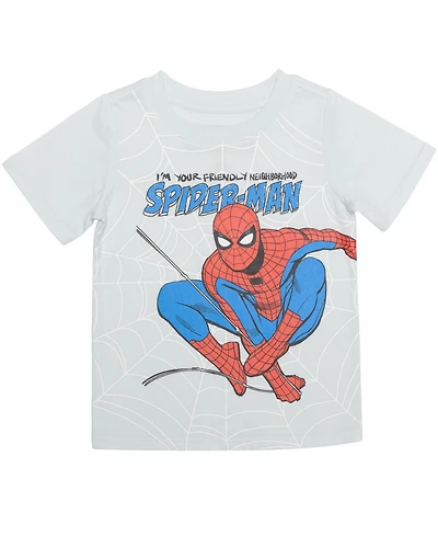 Spider-Man Boys' Toddler 2T-5T Web Swing Short-Sleeve T-Shirt