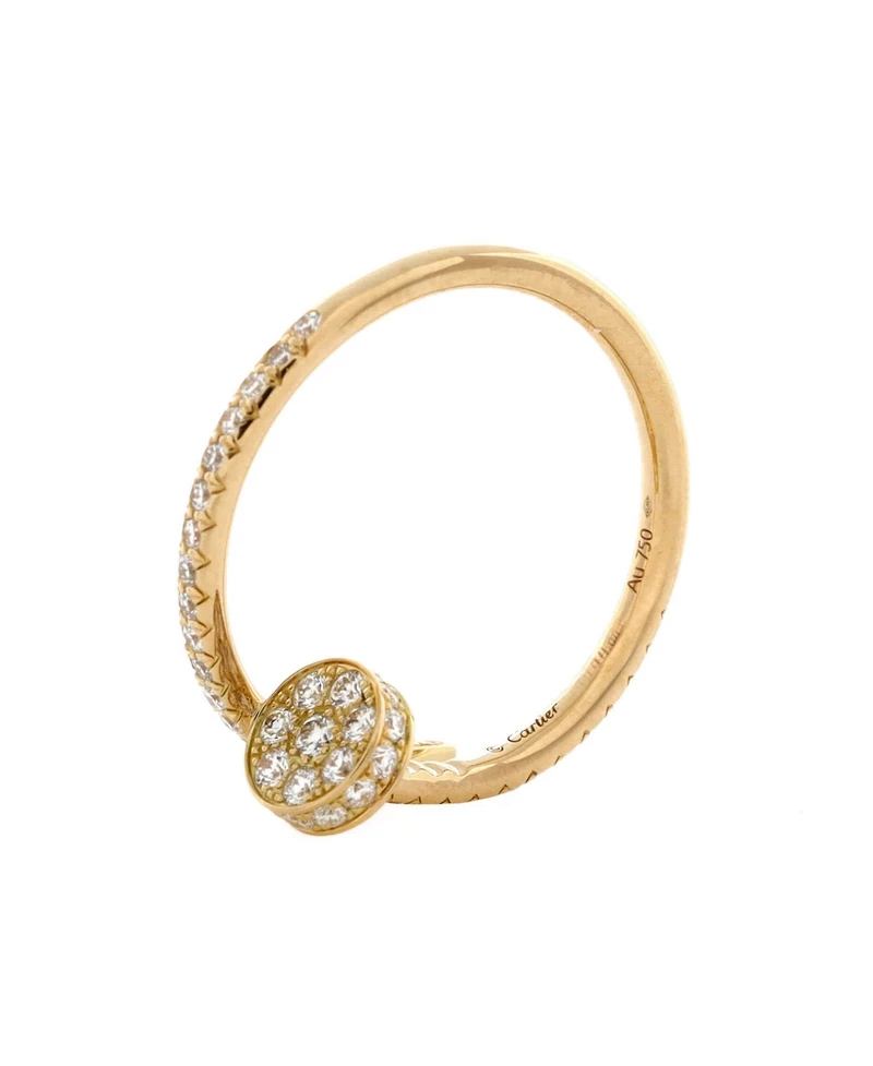 Pre-Owned Cartier Juste un Clou Paved Ring