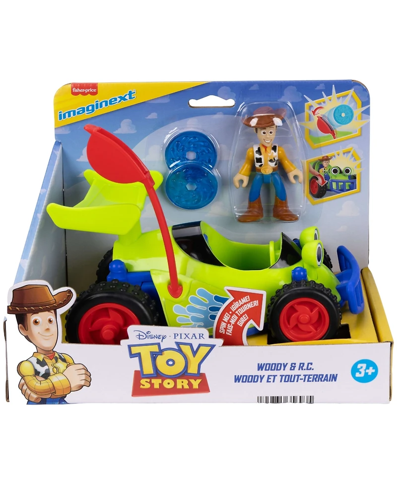 Imaginext Disney and Pixar Toy Story Woody and R.c. Playset