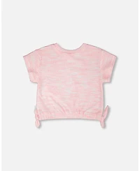 Deux par Toddler Girls Jacquard Knit T-Shirt