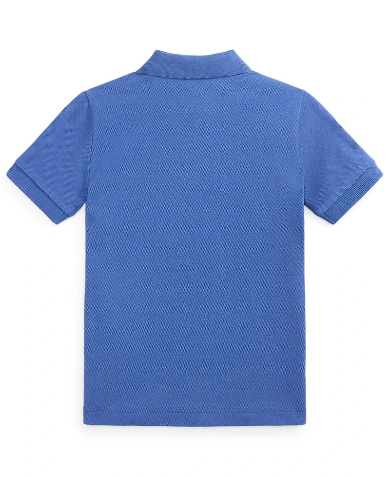 Polo Ralph Lauren Boys' 2-7 Ribbed Collar Short Sleeve Shirt