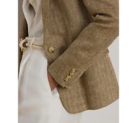 Lauren Ralph Women's Herringbone Long-Sleeve Blazer
