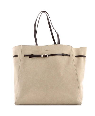 Pre-Owned Givenchy Large Voyou Tote Canvas