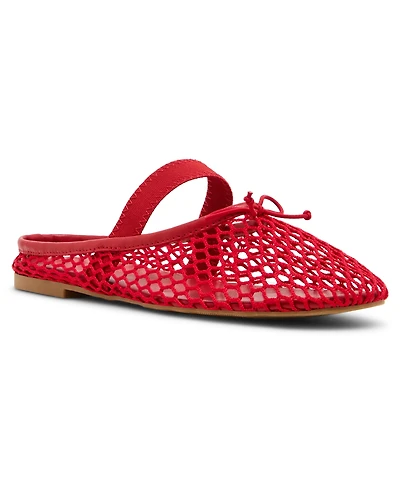 Madden Girl Women's Bonita Mesh Mary Jane Slip-On Ballet Flats