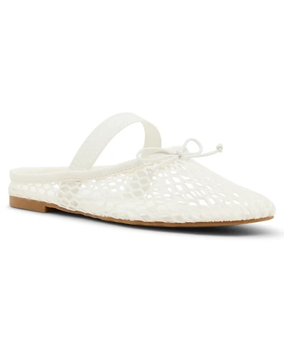 Madden Girl Women's Bonita Mesh Mary Jane Slip-On Ballet Flats