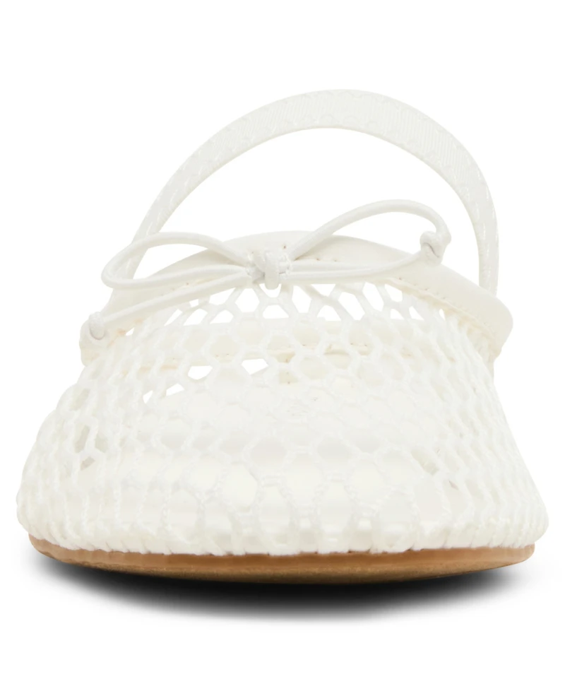 Madden Girl Women's Bonita Mesh Mary Jane Slip-On Ballet Flats