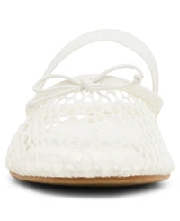 Madden Girl Women's Bonita Mesh Mary Jane Slip-On Ballet Flats