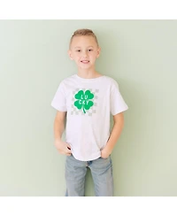Sweet Wink Baby Boys Lucky Shamrock Checkered St. Patrick's Day Short Sleeve T-Shirt