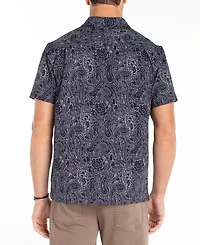 Liverpool Los Angeles Men's Short-Sleeve Button-Up Shirt