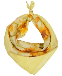 Lauren Ralph Lauren Yellow Floral Square Scarf