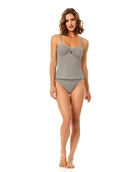 CeCe Women's Keyhole Over The Shoulder Tankini Top