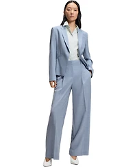 Boss by Hugo Women's Stretch-Cotton Blend Sleeveless Slim-Fit Blouse