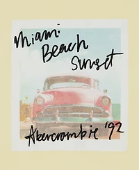 abercrombie kids Girls' Miami Beach Side Knot Crewneck T-Shirt