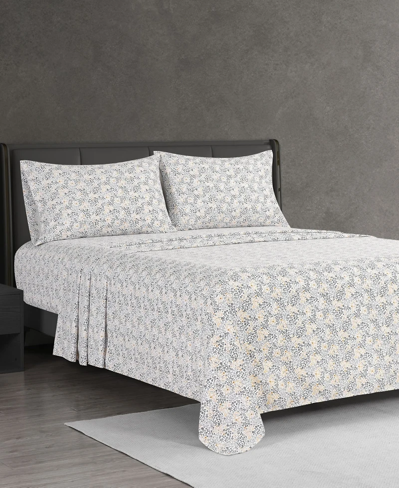 Perry Ellis Charlotte 4-Pc. Sheet Set