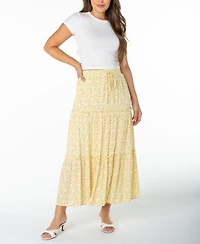 Celebrity Pink Juniors' Tiered Maxi Skirt