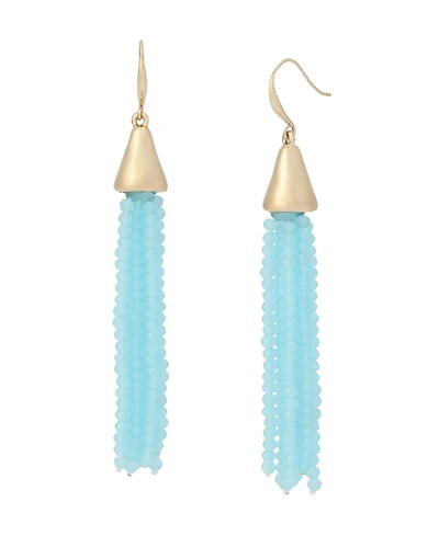 Robert Lee Morris Soho Seed Bead Fringe Earrings