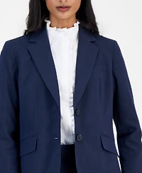 Anne Klein Women's Seersucker Stripe Blazer