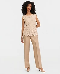 Kasper Women's Crocheted Sleeveless Top